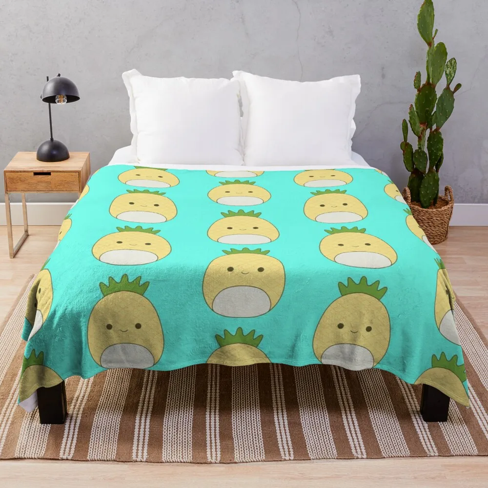 

Maui pineapple squishmallowThrow Blanket Soft Bed Blankets