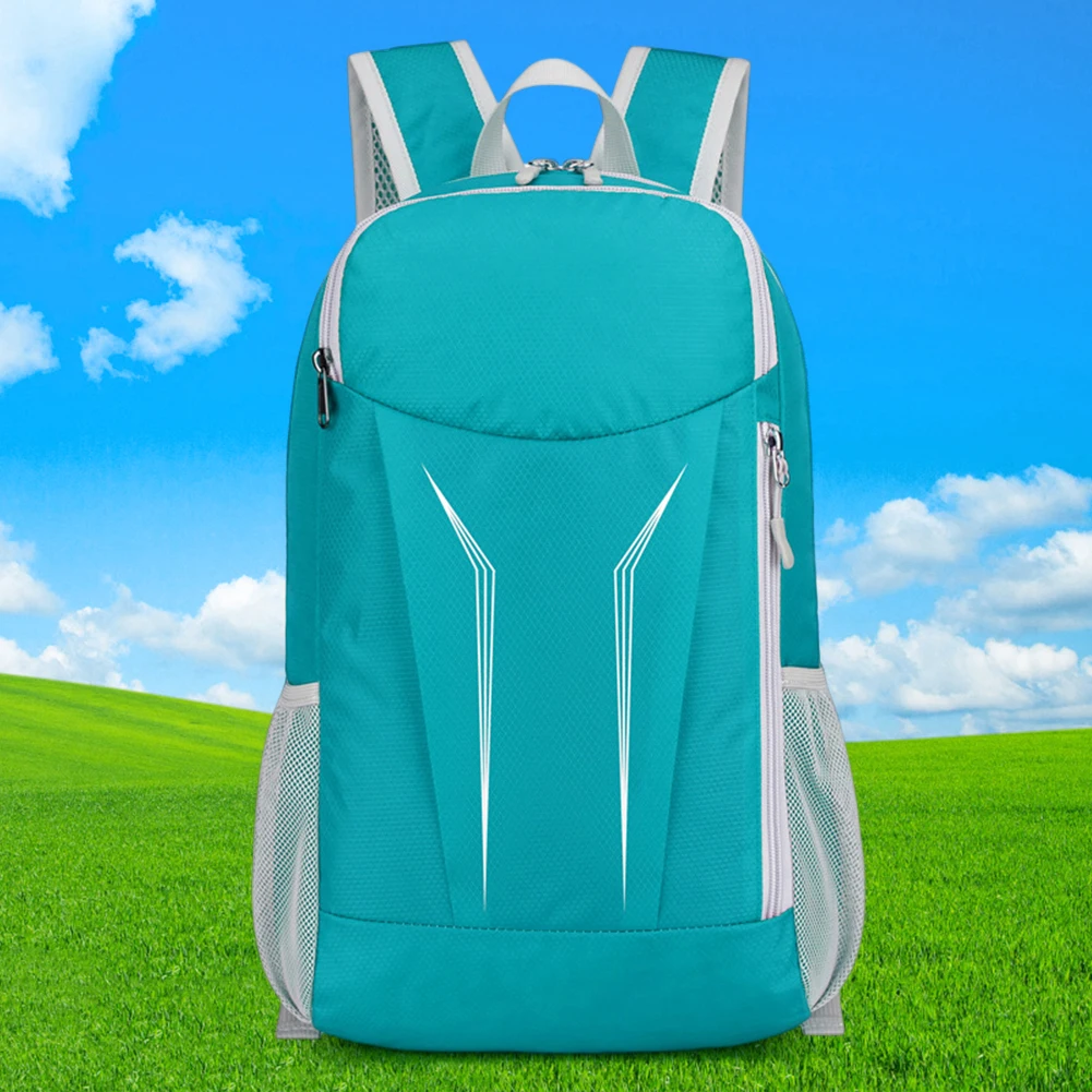 

Nylon Climbing Rucksack Breathable Waterproof School Backpack Large Capacity Wear-resistant Layered Storage for Exercise Fitness