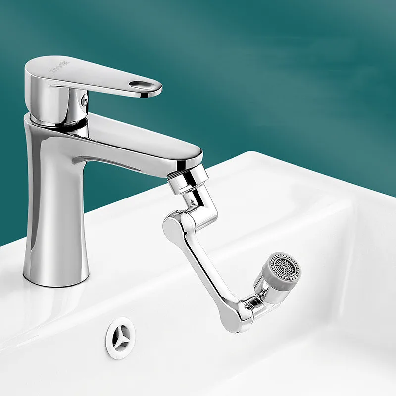 

Bubbler Dual Faucet Faucet Single 1080 Degree Faucet Bathroom Basin Gear Gear Arm Universal Optional Mechanical