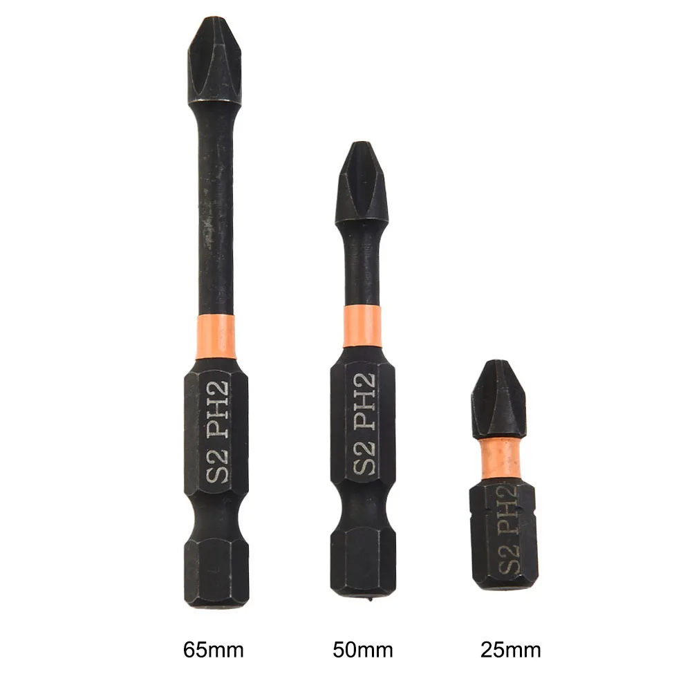 

PH2 Impact Screwdriver Bit Magnetic Alloy Steel Cross Screwdriver Bit Magnetic Batch Head Cross Screwdriver Hand Tool 25 50 65mm