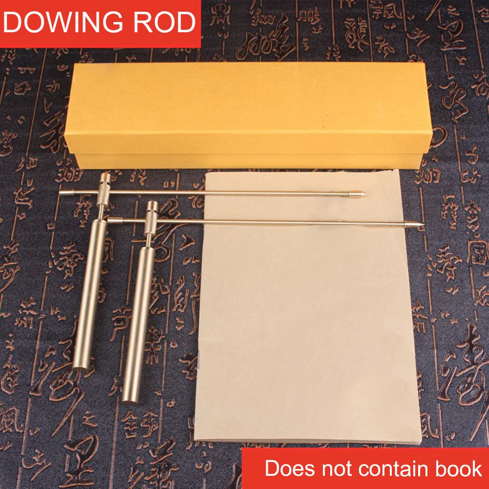 

1pair Adjustable Detector Portable Dowsing Rod Detachable Tool Professional Copper Energy Handheld Outdoor Acupoint Opening