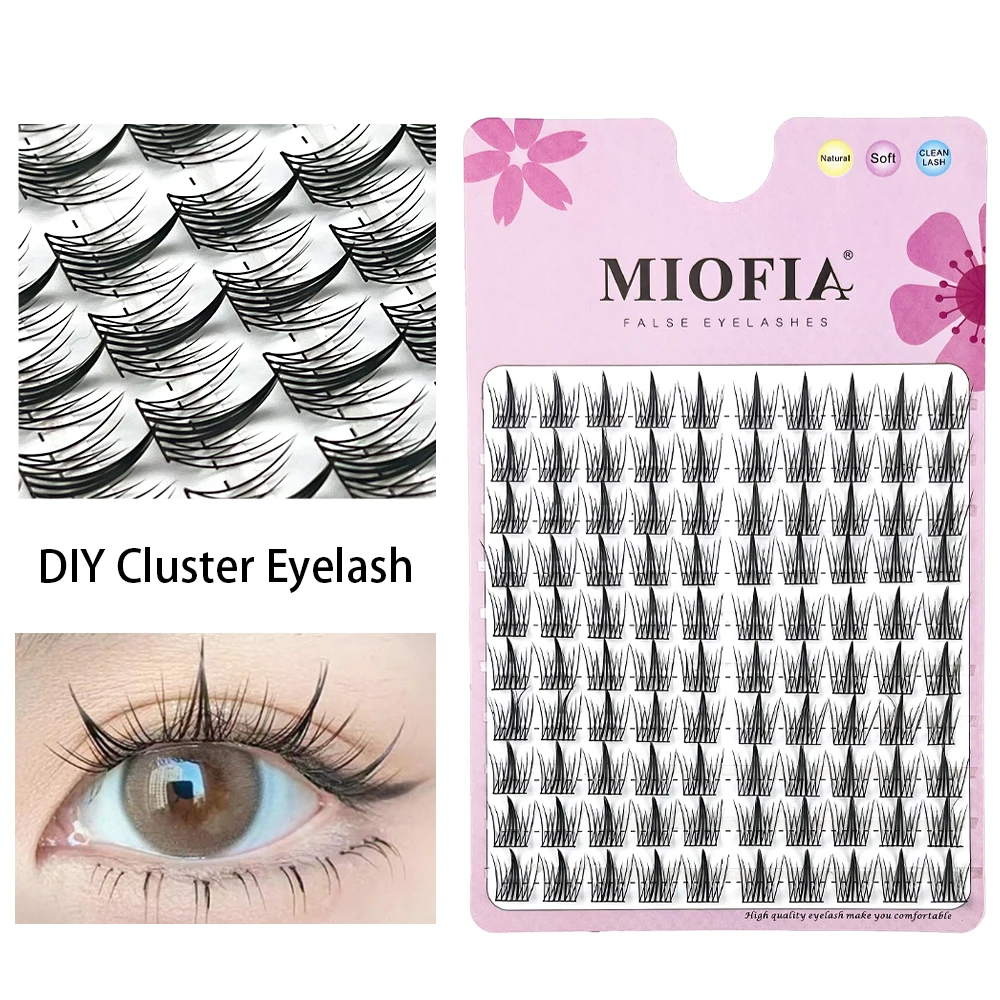 1 коробка/100-140 пучков индивидуальных ресниц кластер натуральных для наращивания