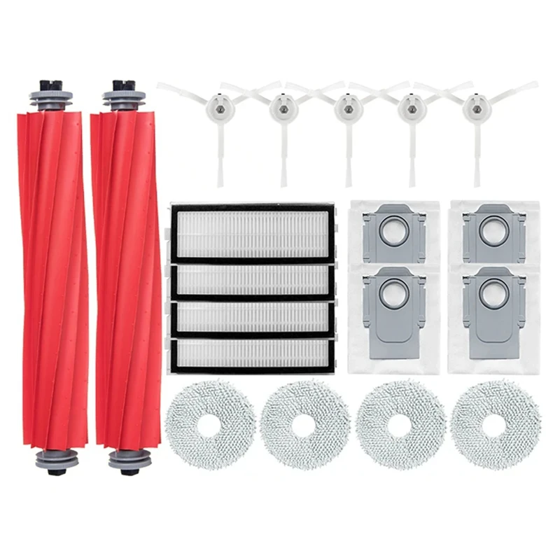 Для Roborock Qrevo Pro/Qrevo Maxv/Qrevo S P10 Pro робот-пылесос запасные части роликового мешка для