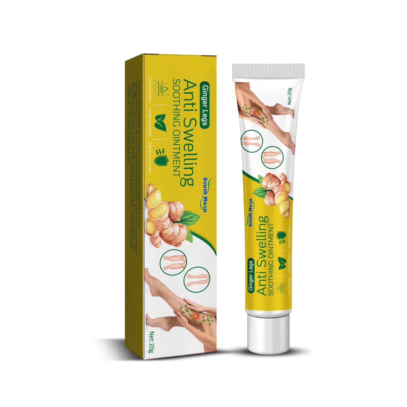 

20g Ginger Slimming Cream Tummy Tightening Body Lifting Cream Fat Burn Firming Cellulite Soothing Gel Weight Loss Product