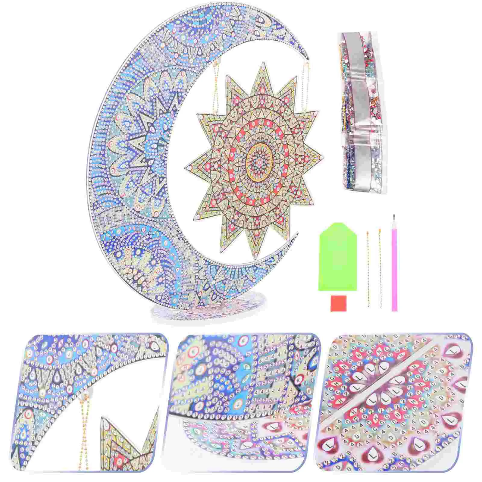 

1 Set of Handcrafted Picture Decorative Ornament for DIY