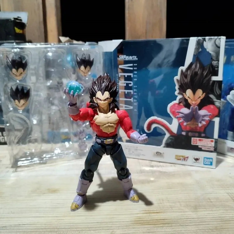 Оригинальная фигурка Bandai shфиги Вегета Ssj4 Super Saiyan 4 коллекционные модели из м/ф