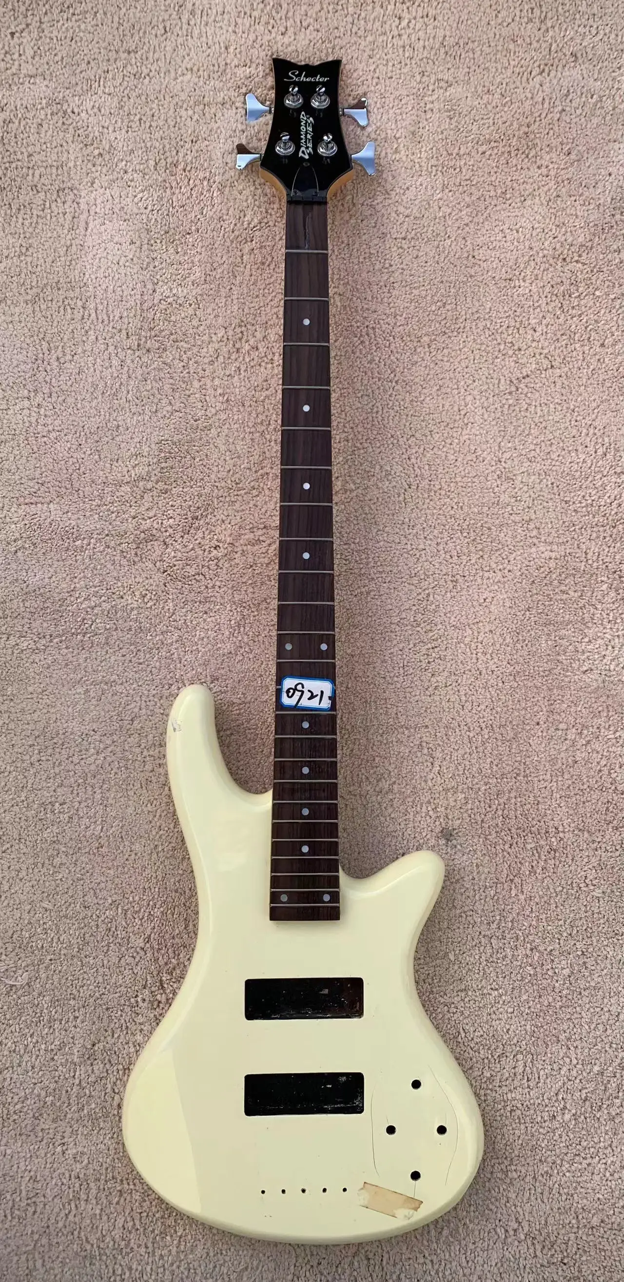 

DIY пользовательские Scheter 4 струны электрическая бас-гитара (не новая) гитара без Hardwares в наличии скидка Бесплатная доставка 0921