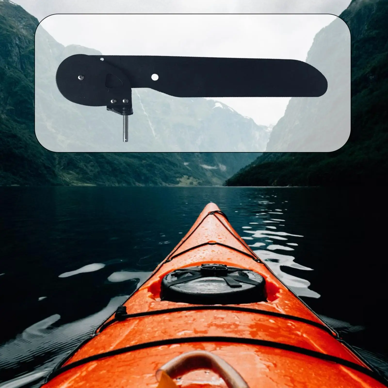 

Adjustable Kayak Boat Rudder Fixation Sailing Canoe Control Direction