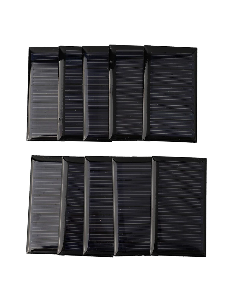 Лот из 10 небольших солнечных батарей - 5 В 30 мА 53X30 мм электроника сделай сам