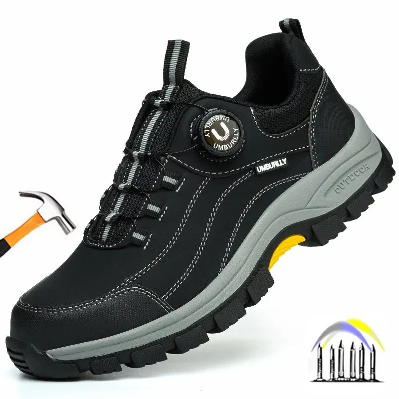 Водонепроницаемая защитная обувь рабочая с противоскользящей резиновой