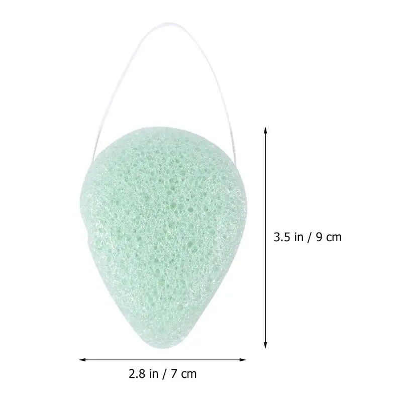 6 шт. волокнистый материал мягкая текстура спонж для мытья лица Konjac чистящая