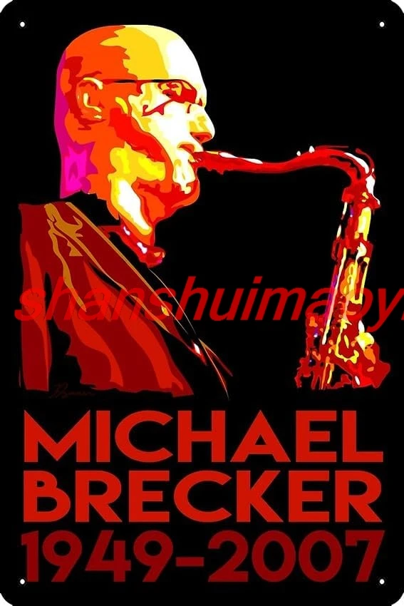 Плакат Майкла Брейкера металлическая жестяная вывеска 12 х 8 дюймов забавный