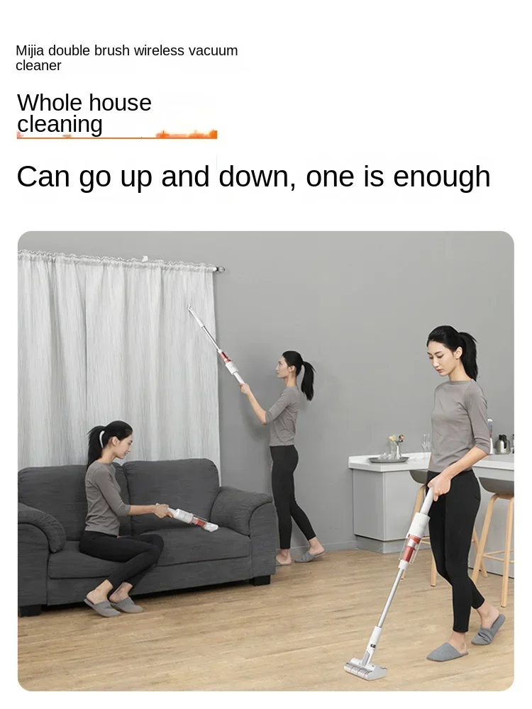 Беспроводной пылесос XIAOMI MIJIA ручной портативный гибкий универсальный с двойной