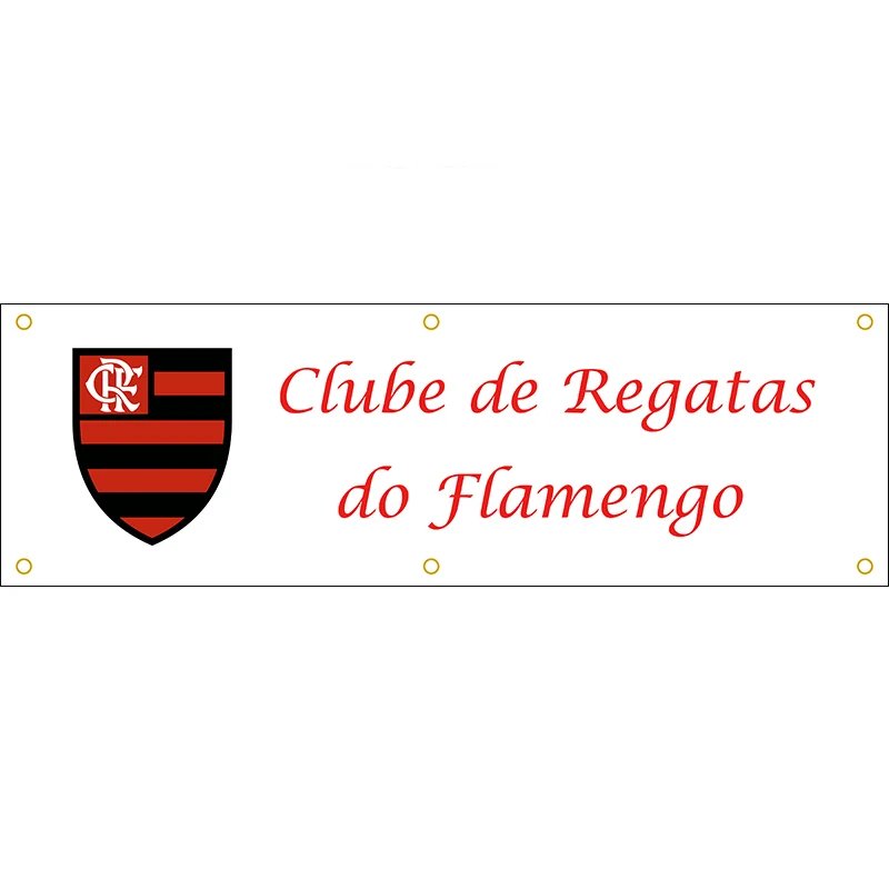 

Clube de Regatas do Flamengo Banner FREE SHIPPING Football Club Flag 1.5*5ft (45*150cm) Advertising Decoration Flags yhx0489