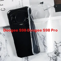 ultra thin plain fitted case for doogee s98 phone case silicone soft black tpu case for doogee s98 pro 2022 s98pro back cover