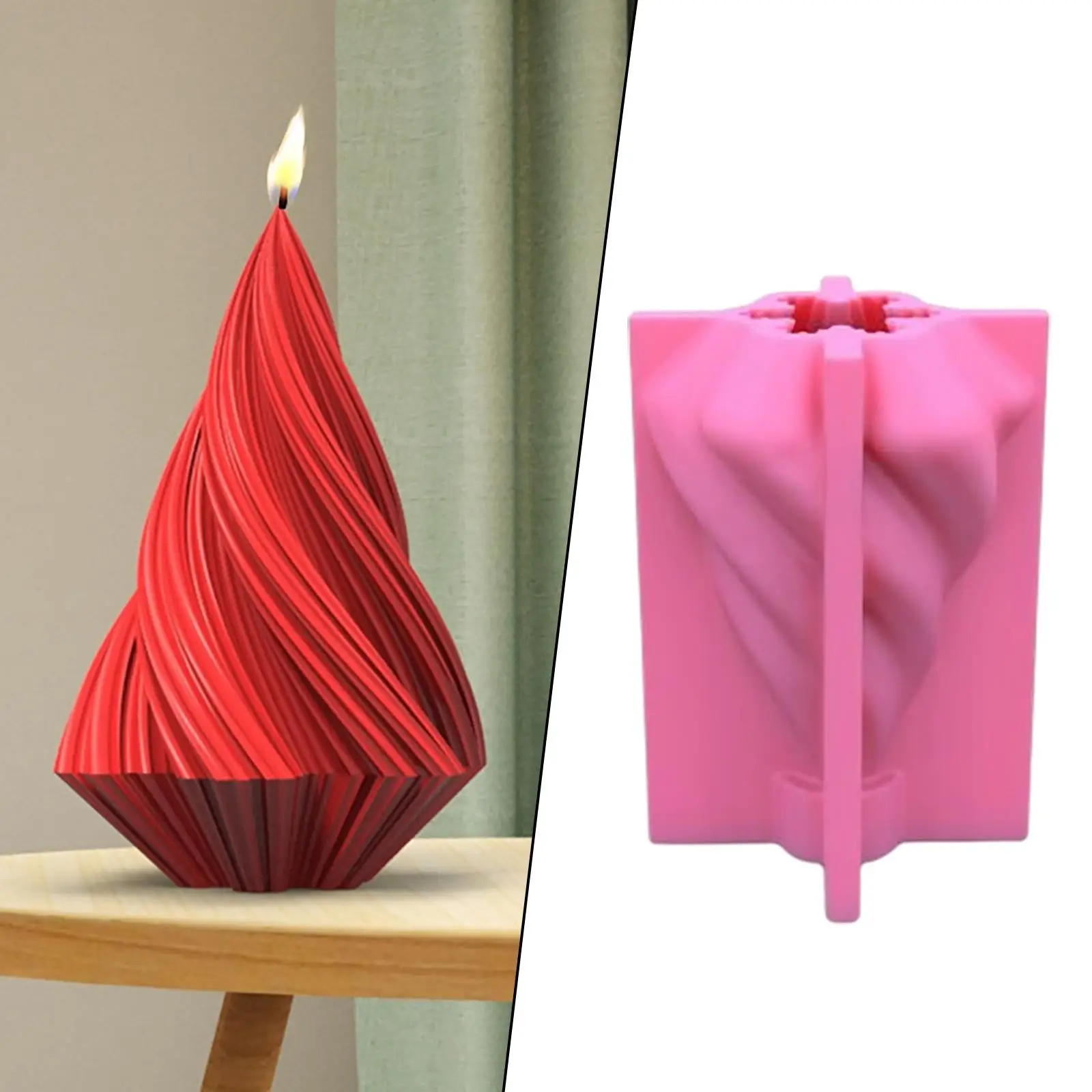 

Силиконовые 3D формы для свечей, форма для мыла ручной работы, форма для помадки, прочный конус, необычные формы для изготовления духов и свеч...