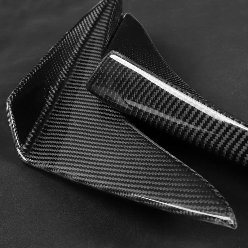Передние и боковые уголки для автомобиля из углеродного волокна спойлер