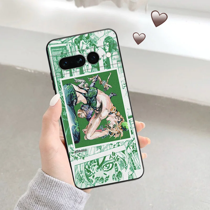 Черный матовый чехол для телефона Motorola Moto Edge 30 40 20 Pro G200 One Fusion JOJO's JOLYNE CUJOH Pixel 8a 7a 6a