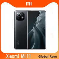 global xiaomi mi 11 cell phone 128gb256gb snapdragon 888 octa core 120hz amoled display 4600mah battery 55w fast charging