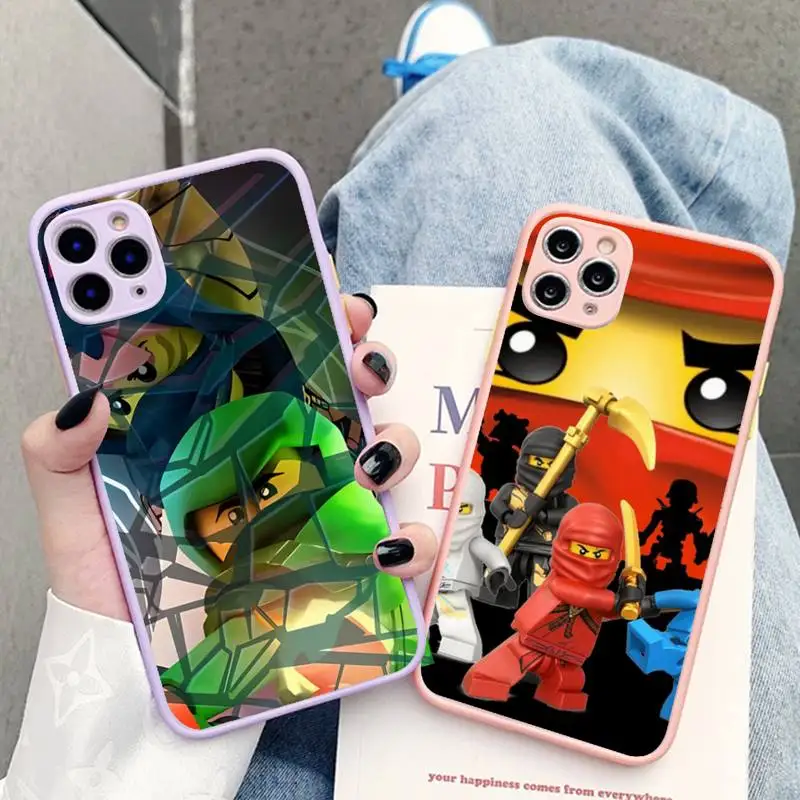 

N-Ninjago-Game-BOY Phone Case for iPhone X XR XS 7 8 Plus 11 12 13 pro MAX 13mini Translucent Matte Case