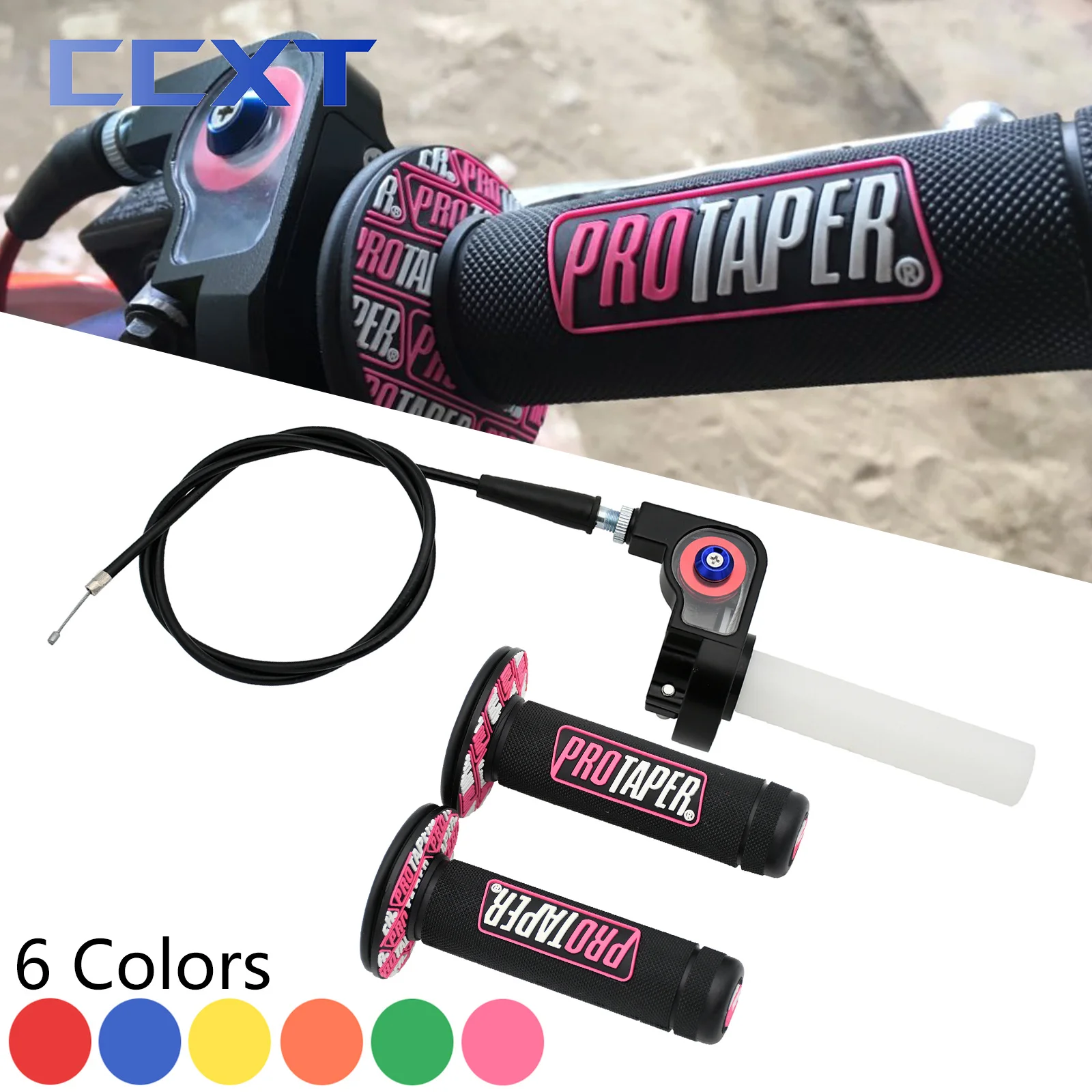 

Motorcycle ATV 980mm Dirt Bike Quick Turn Throttle Grips Throttle Cable Handle Grips For Honda Yamaha Kawasaki KTM Suzuki Parts
