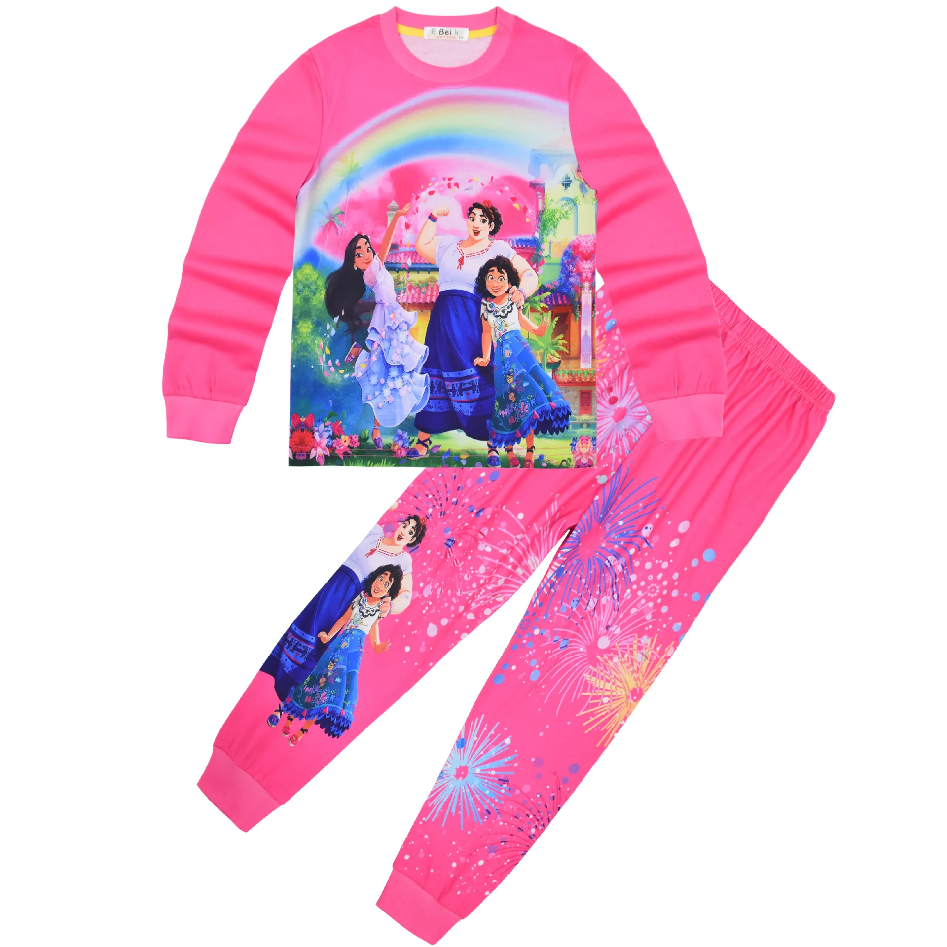 

Disney Encanto Kids Pajamas Boys Girls Clothes Sets Long Sleeve Pyjamas Children Autumn Home Wear T-shirt and Pants Sleepwear