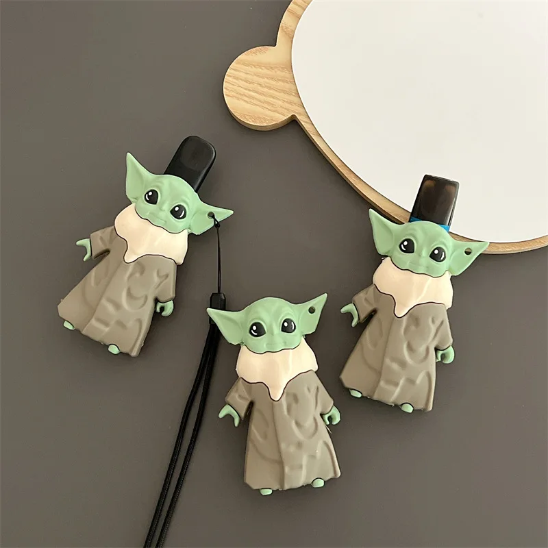 

Чехол для сигареты Disney Yoda с аниме для Relx 1/4/5, милый мультяшный защитный чехол для электронной сигареты Kawaii Grogu, милый Пыленепроницаемый Чехол...