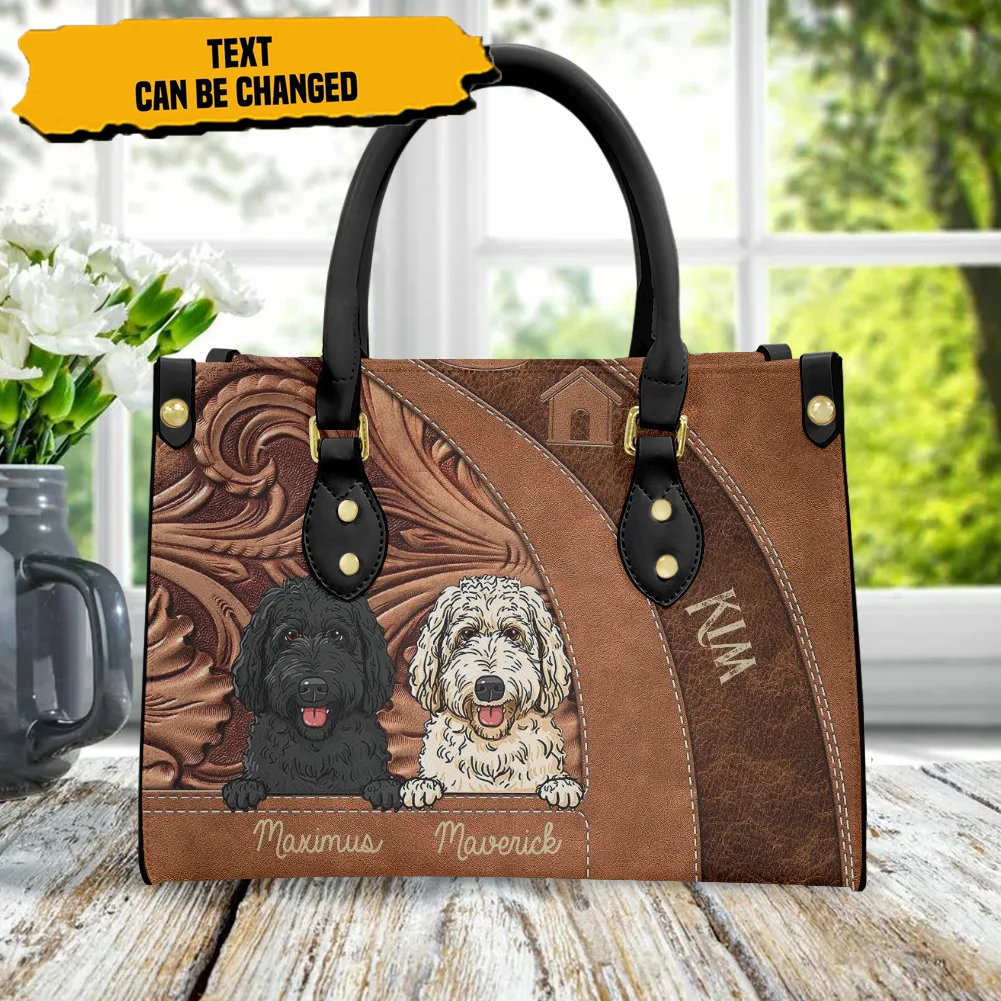 

Cywgift Women Bag High Quality Handbags For Women Labradoodle Printed Luxury Leather Tote Shoulder Hand Bags Ladies Purse 2022