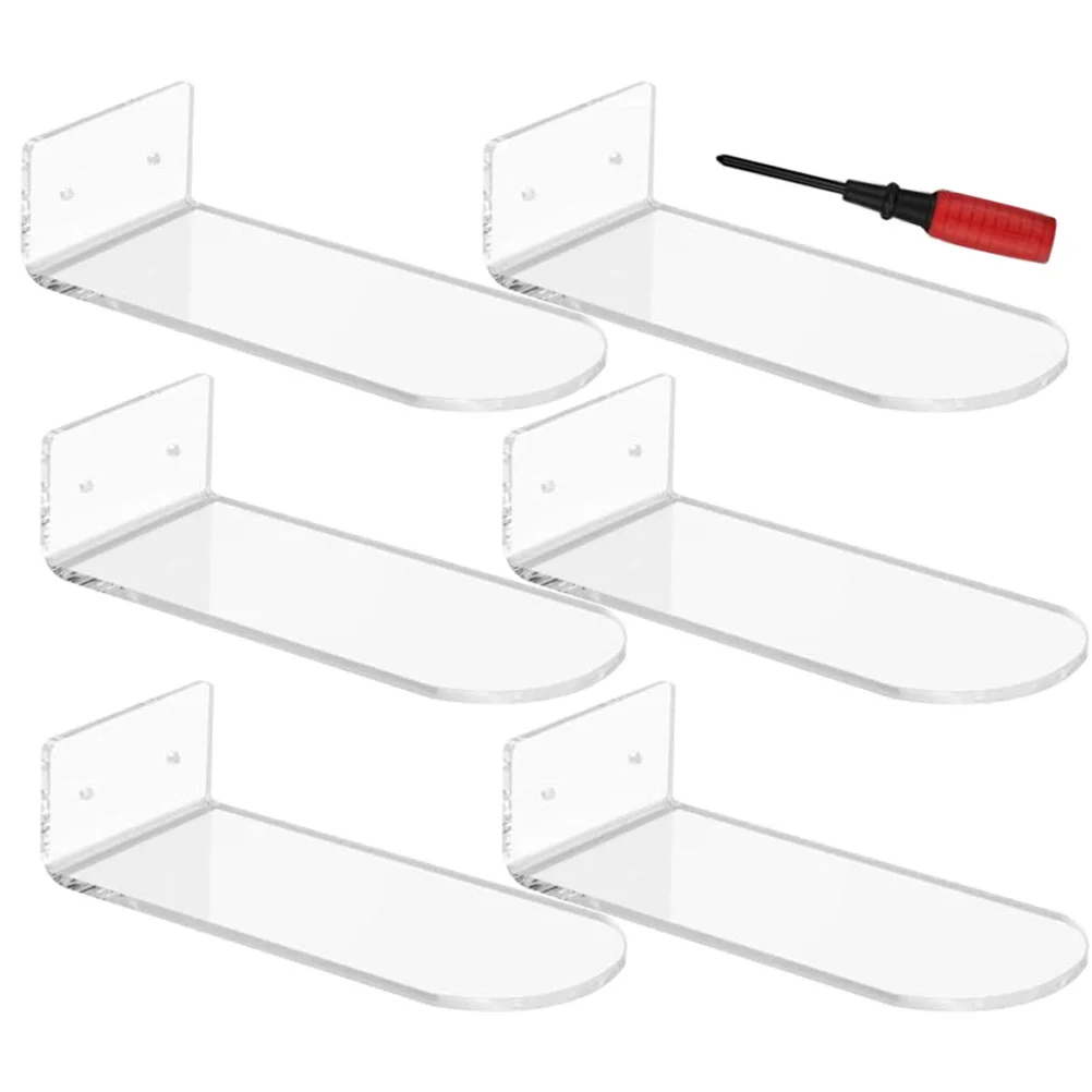 Display Stand Floating Clear Sneaker Shelf Collection Racks For Shop Basketball