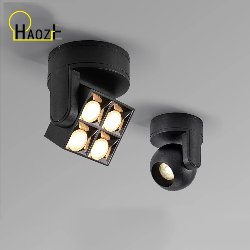 

Angle Adjustable Surface Mounted LED Downlight COB 8W 7W 10W Square Ceiling Spot Light AC110 220V For Kitchen Store