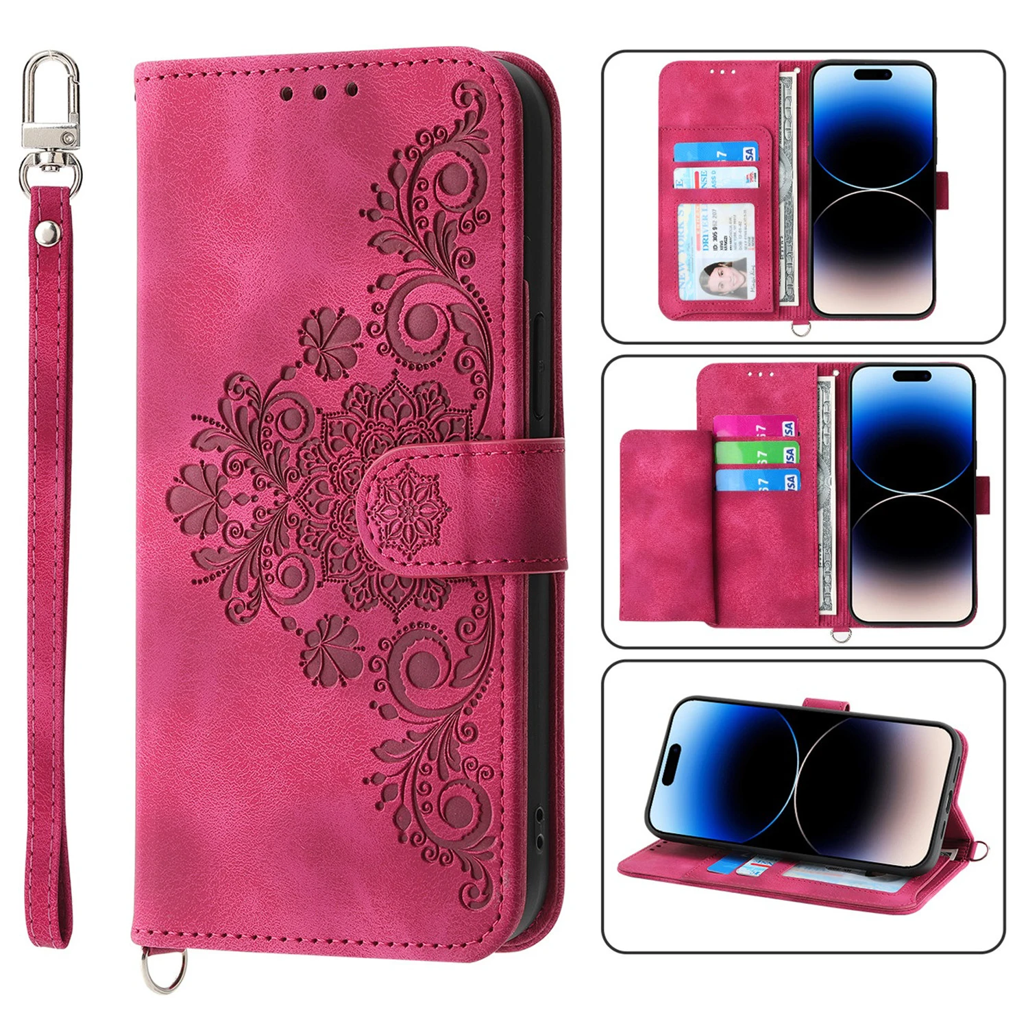 

Роскошный кожаный чехол-кошелек для iPhone 14, 13, 11 Pro Max, 12, мини-держатель, флип-подставка, сумки, чехол для телефона для iPhone 6S, 7, 8 Plus, SE 2022