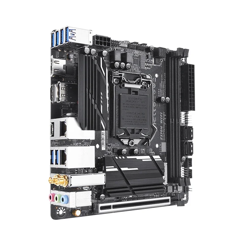 Б/у LGA 11551 для Intel Z370 Z370N WIFI компьютера USB3.0 SATA3 материнская плата DDR4 32G настольная