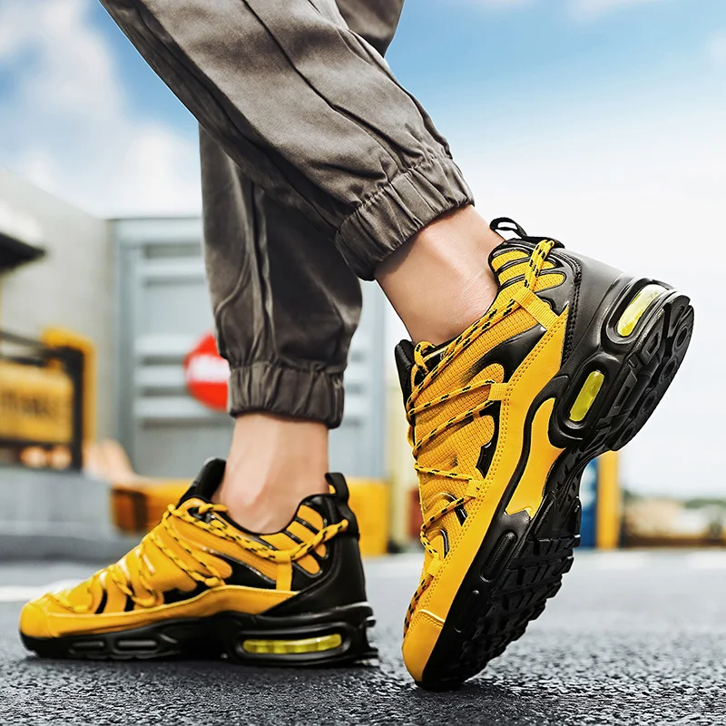 Abhoth Men's Running Shoes Comfortable Cushioning Wear-resistant Non-slip Tennis Shoes Basketball Shoes Lightweight Sports Shoes