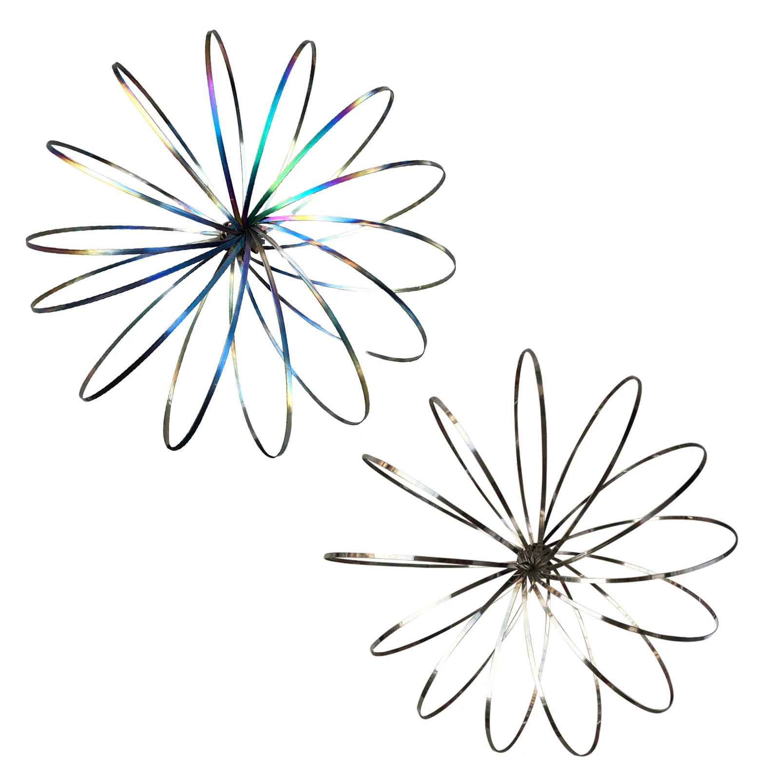 

Spiral Metal Arm Ring Stainless Steel Firm Flow Ring Magic Bracelet Toy Stress Relief Kinetic Science Educational Spring Ring