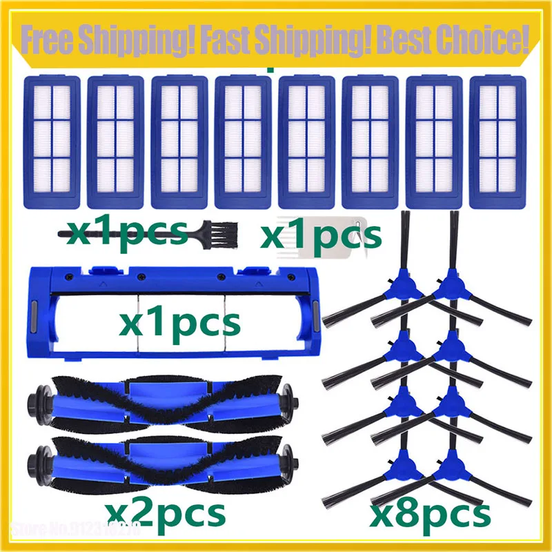 

Roller Side Brush Filter Accessories for Eufy Robovac 11S Max, 15C Max, 30C MAX, G10, G30, Edge, G30 Hybrid Robot Vacuum Cleaner