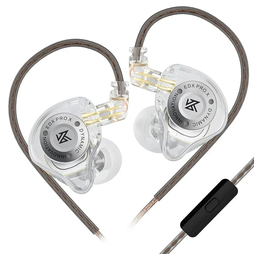 KZ-EDX PRO X Динамические наушники HIFI Bass Проводные наушники-вкладыши Игровые