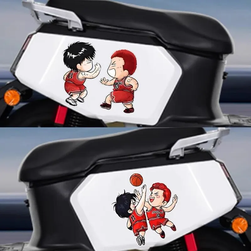

Наклейка на автомобиль Slam Dunk Expert, наклейка с рисунком баскетбола, сакуры, цветов, дорожки, автомобиля, царапины, декоративная наклейка, электрический мотоцикл St