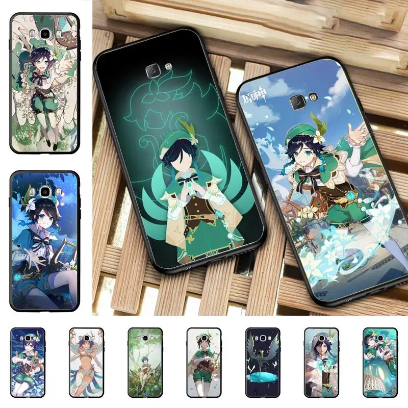 

YNDFCNB Genshin Impact Venti Phone Case for Samsung J 4 5 6 7 8 prime plus 2018 2017 2016 J7 core