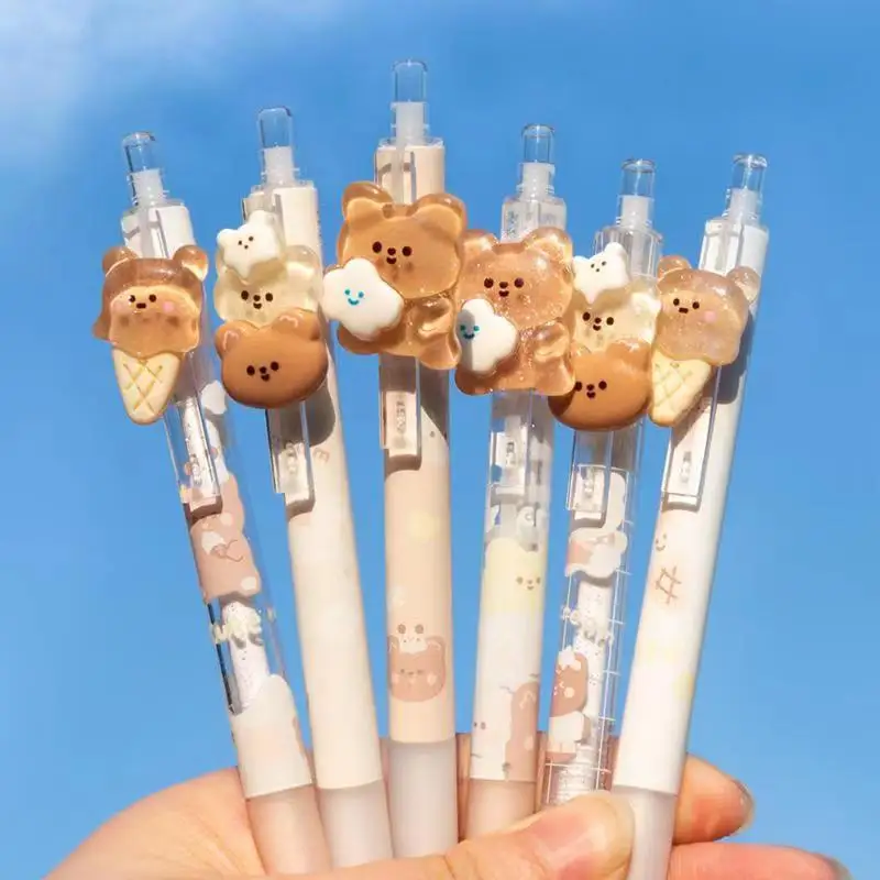 0.5mm Cartoon Automatic Pencil Kawaii Press Pen Korean Stati