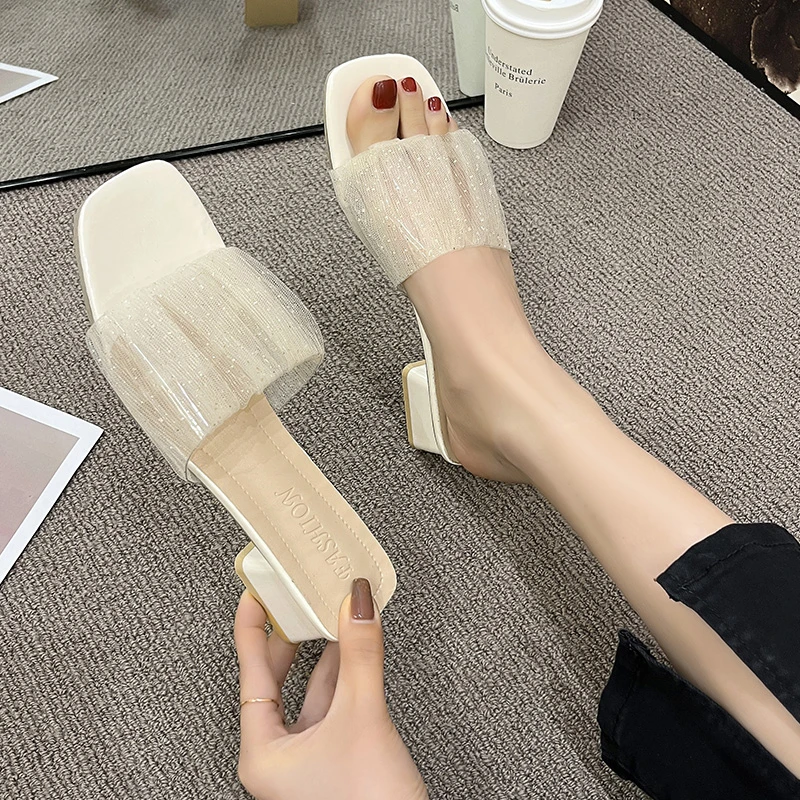 

Women's Slippers 2022 Summer New Beach Flip FlopFlatBottomOutdoorFashionComfortableLightSolidColor35-42EuropeanandAmerican Style