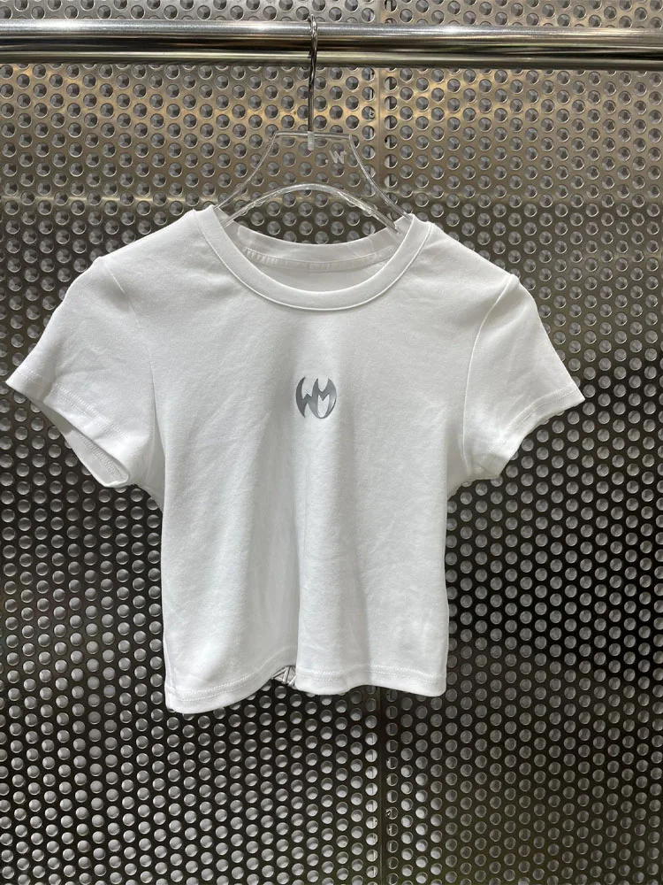 

2023 New Spring And Summer Women Comfortable Casual Fashion Metal Trim Short Sleeves T-Shirt For Girls