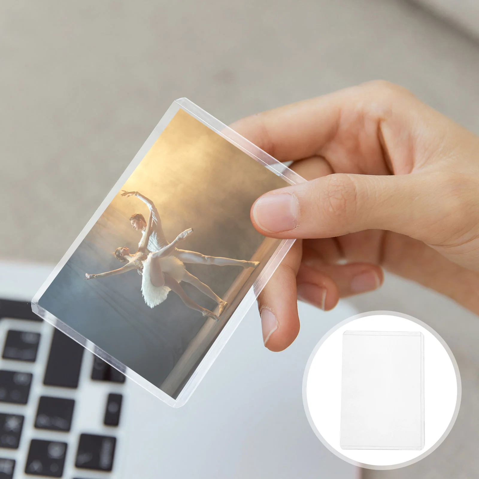 

20 Pcs Cards Protective Covers Game Lamination Credit Sleeves Protectors Display Abs Anti-scratch