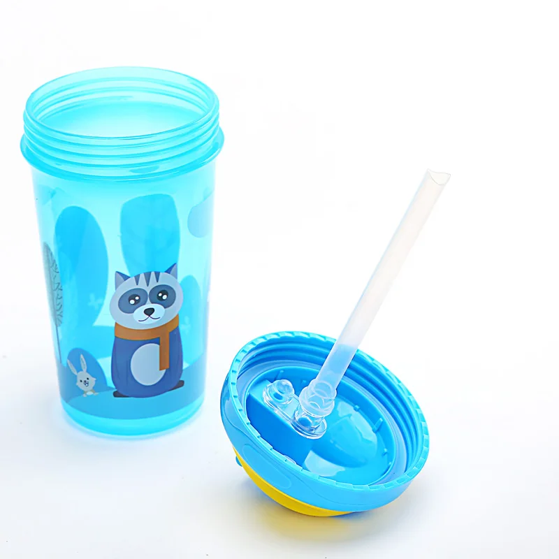 

Anti Flatulence Straw Cup Prevention Against High Temperature Inverted Water-tight Childrens Water Bottle Easy To Clean