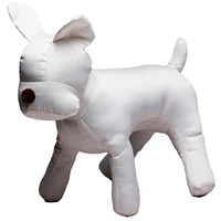 cotton dog model dog sets dog clothes display mannequin for pet store pet clothing apparel collar decorations show white