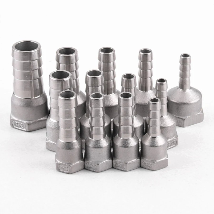 

1 шт. 1/4 3/8 1/2 3/4 BSP Женский x 6/8/10/12/14/15/16/19/20/25 мм соединитель из нержавеющей стали 304 аксессуары для сантехники