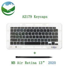 New Laptop A2179 Keycaps US UK Spanish Key Keycaps Buttons Cap Keyboards  Repair For MacBook Air Retina 13 