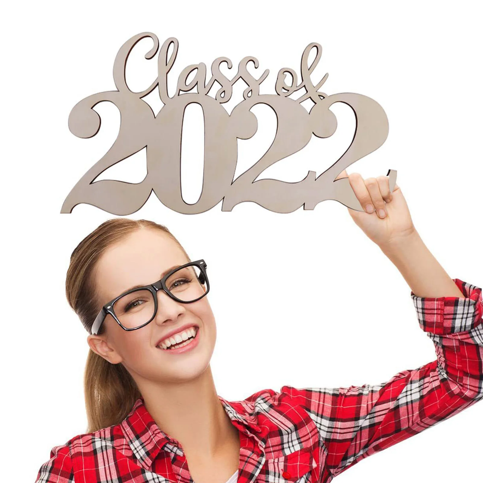 

Деревянный знак 2022 класса, декоративный деревянный знак 2022 класса, украшение для выпускного знака, деревянный вырез