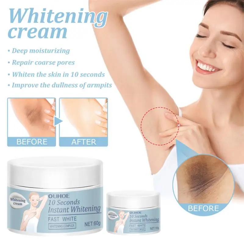 

OUHOE Armpit Instant Brightening Cream Hydrizing And Moisturizing Reduce Melanin Body Joints Armpit Skin Whitening Cream