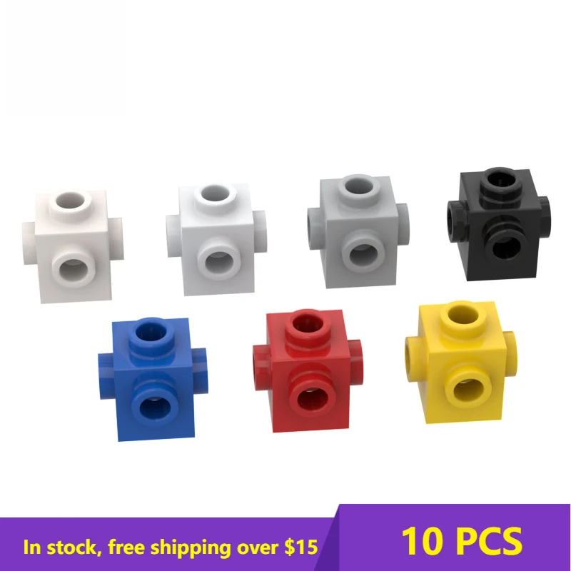 

10PCS Plate Brick 4733 1x1 Compatible Assembles Particles For Building Blocks Parts DIY Educational Creative