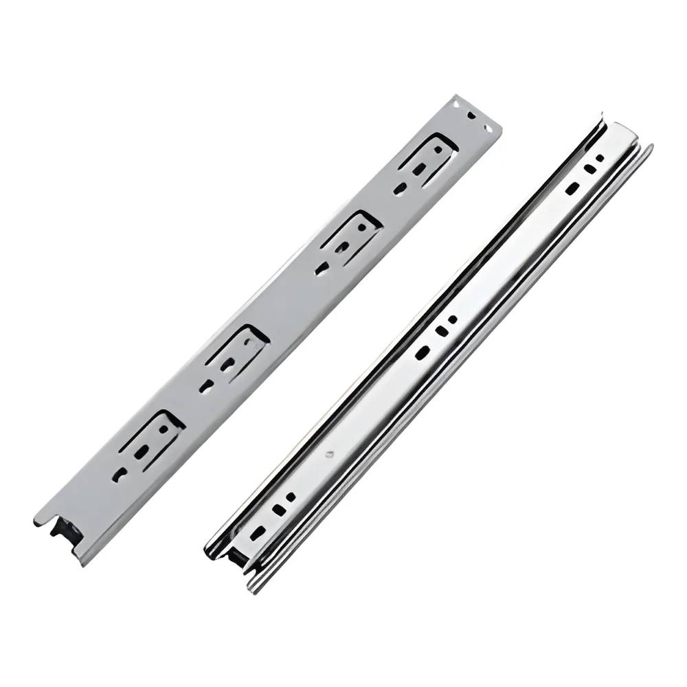 45mm Sliding Drawer Track Waterproof Stainless Steel  50KG Kitchen Cabinet 3 Thickened BallBearings